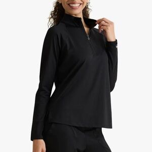 Healing Hands Black Women's Scrub Top